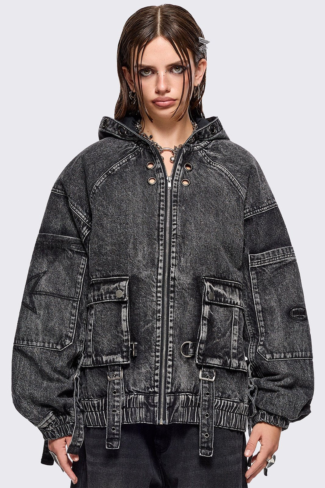 783-zade-denim-bomber-jacket-1.jpg Zade Denim Bomber Jacket