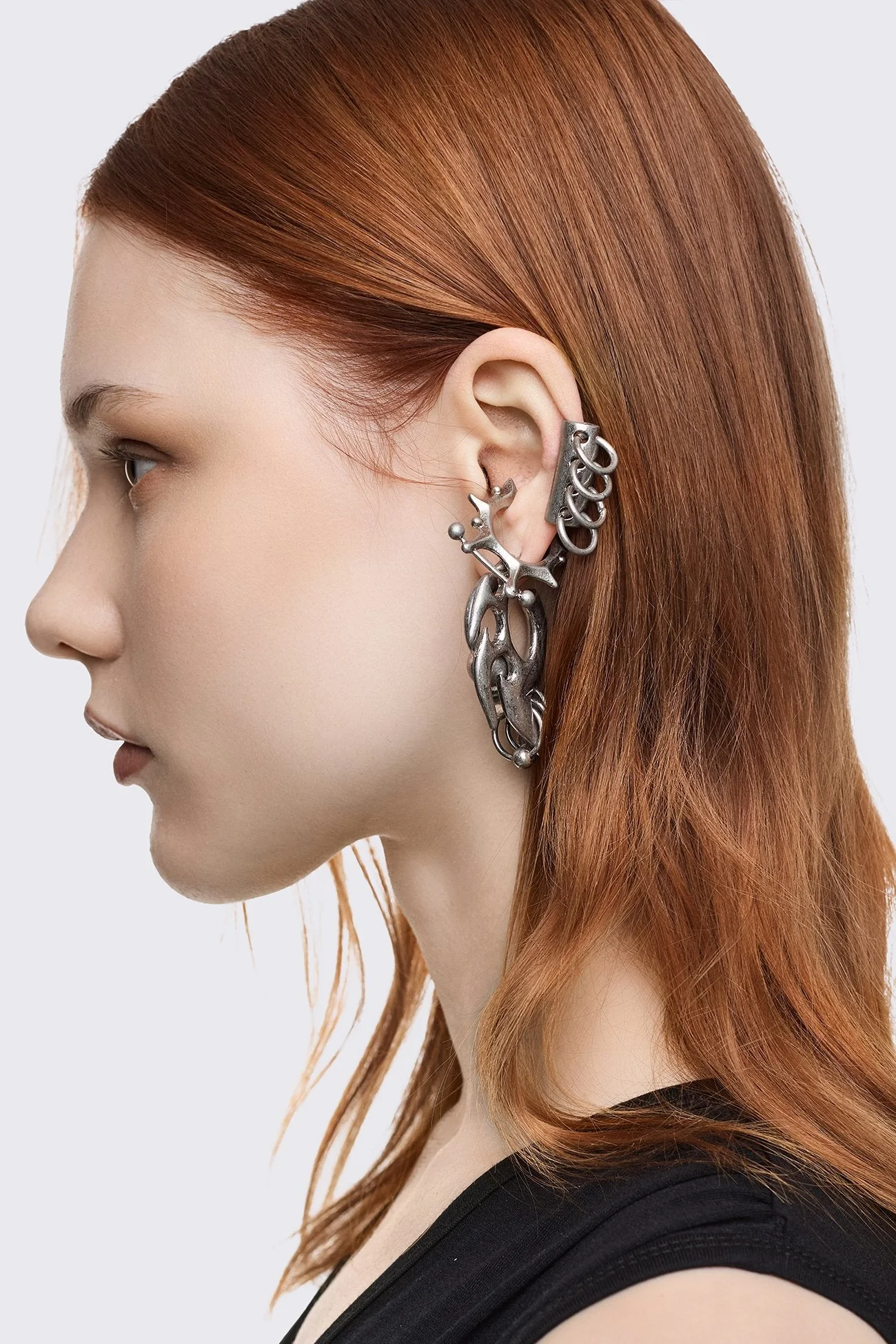 Dark Tribal Earring Set