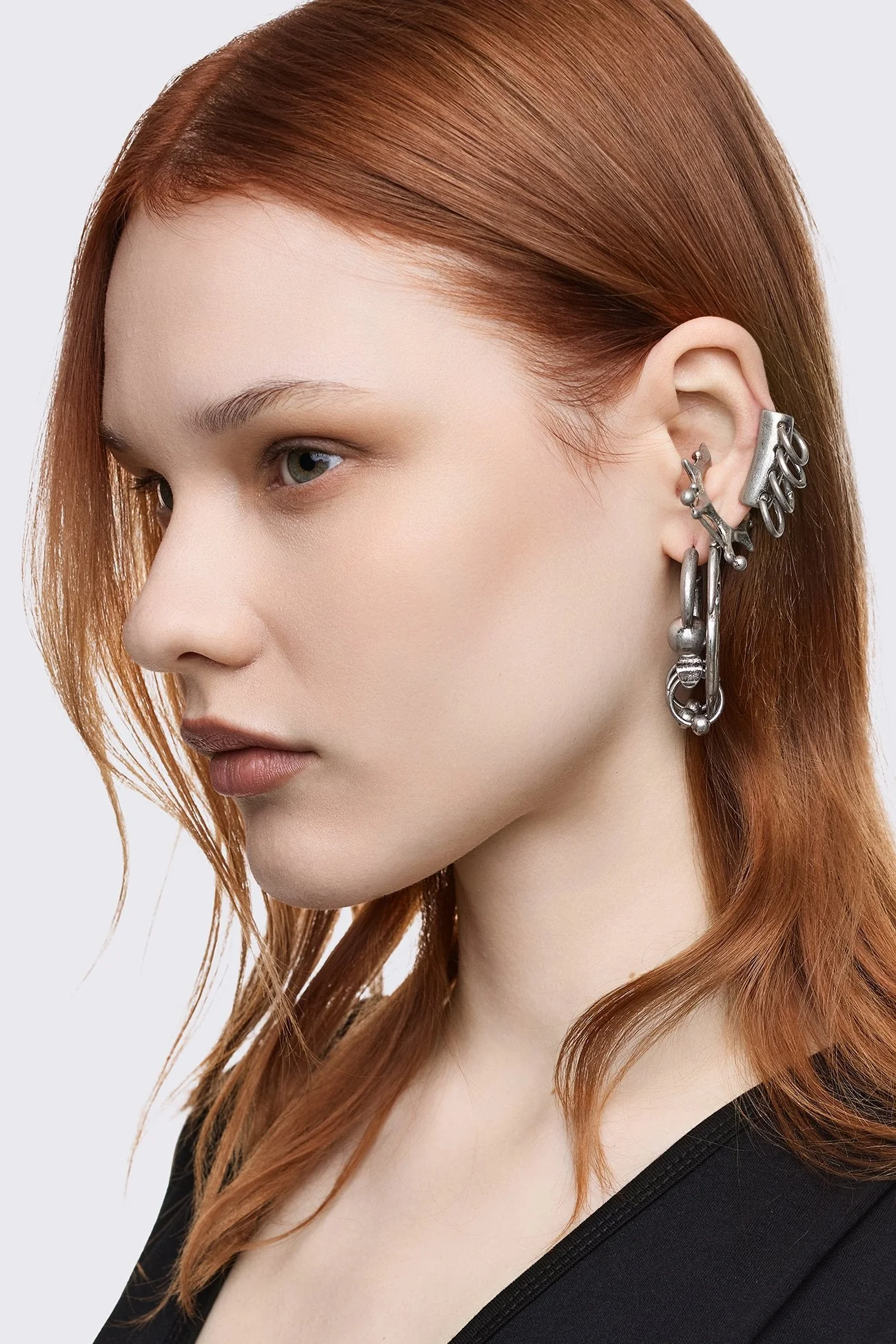 Dark Tribal Earring Set