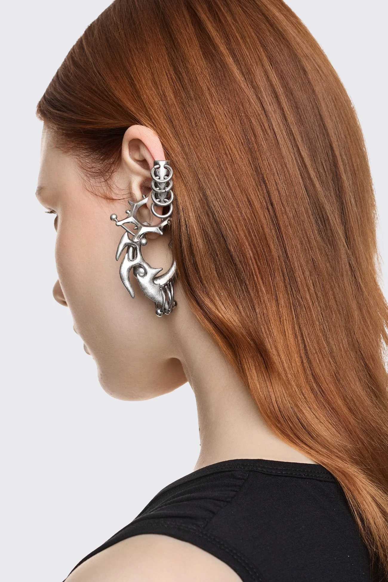 Dark Tribal Earring Set