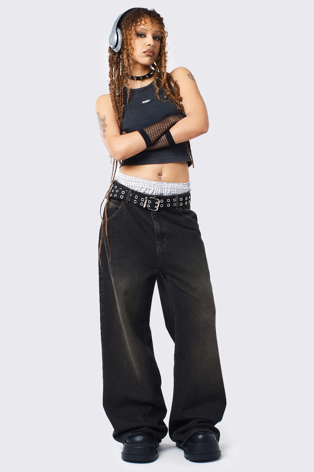 854-echo-black-overdye-baggy-jeans-4.webp Echo Black Overdye Baggy Jeans