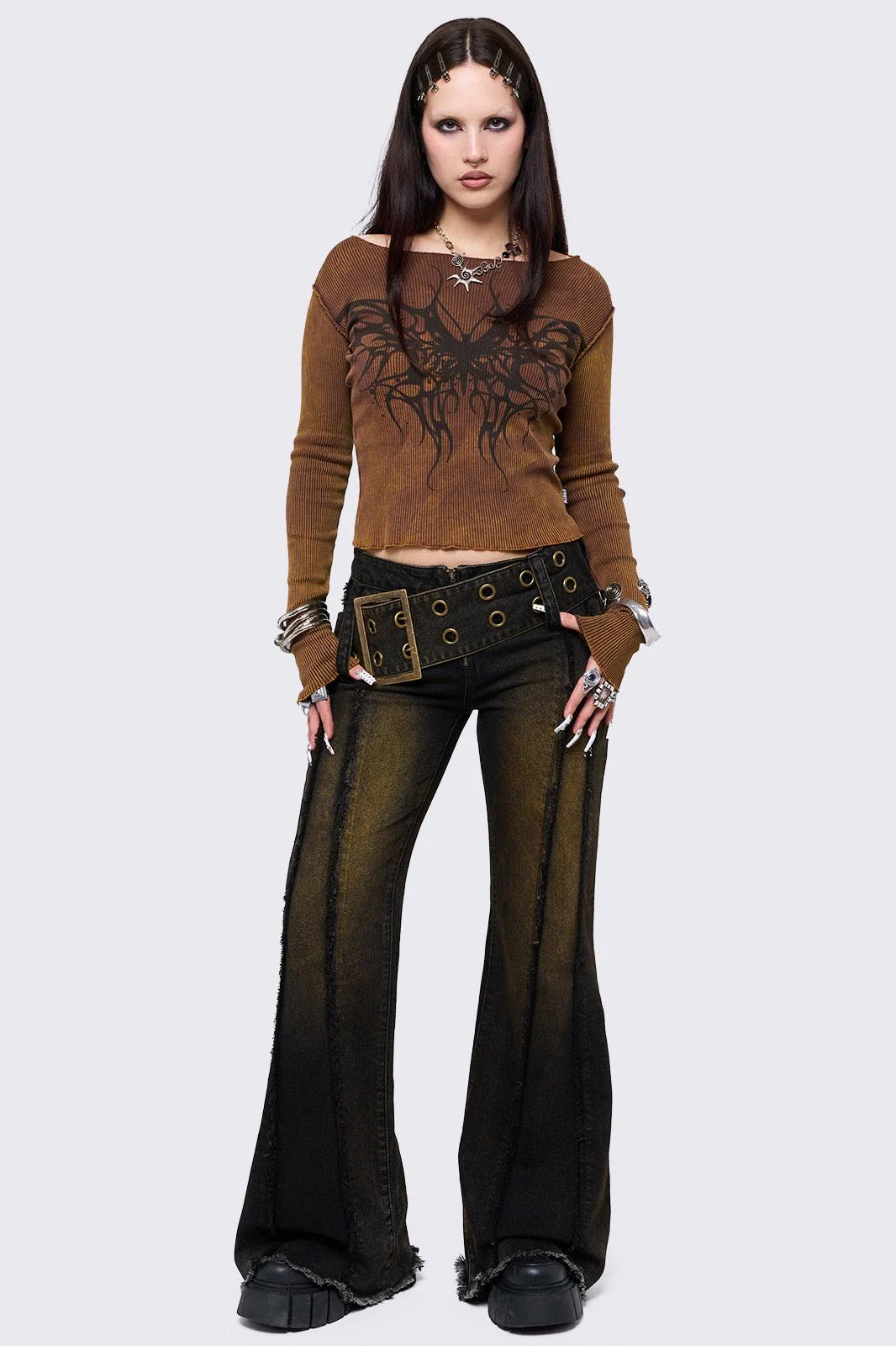 890-gia-overdye-belted-flared-jeans-8.webp Gia Overdye Belted Flared Jeans