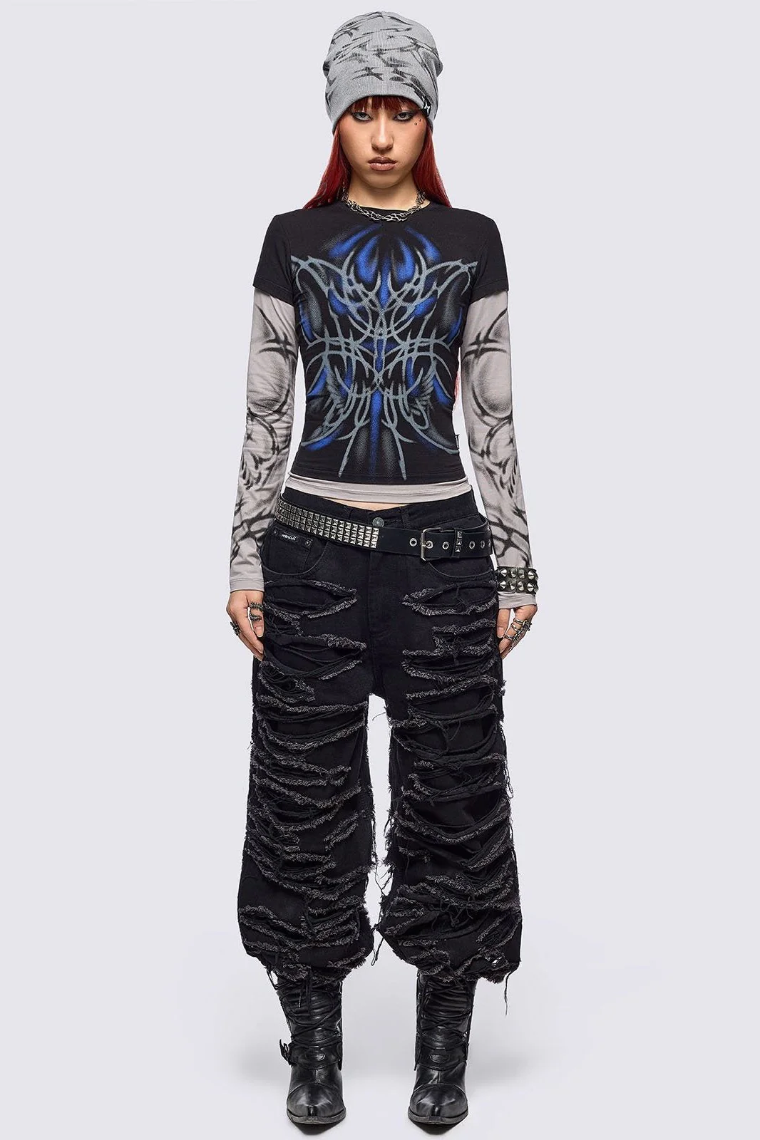 Minga x ColdF33t Layered Baby Tee