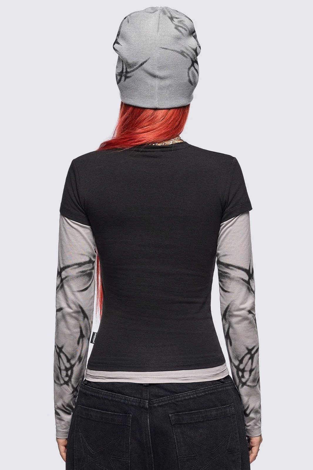 Minga x ColdF33t Layered Baby Tee