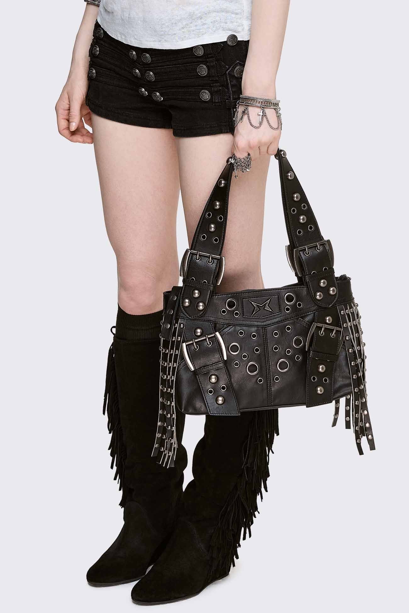 93-fern-studded-fringe-shoulder-bag-5.jpg Fern Studded Fringe Shoulder Bag