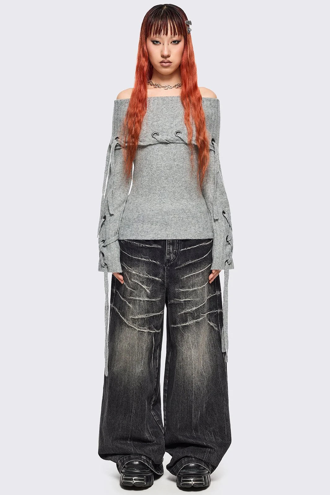 Lou Off-Shoulder Sweater