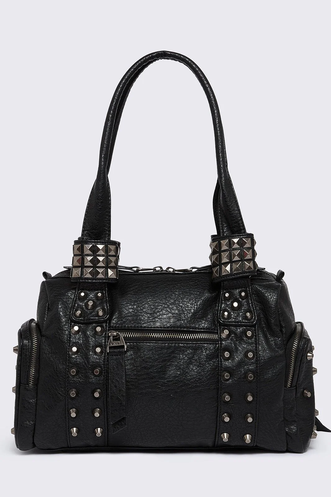 Myrrh Black Vegan Leather Shoulder Bag