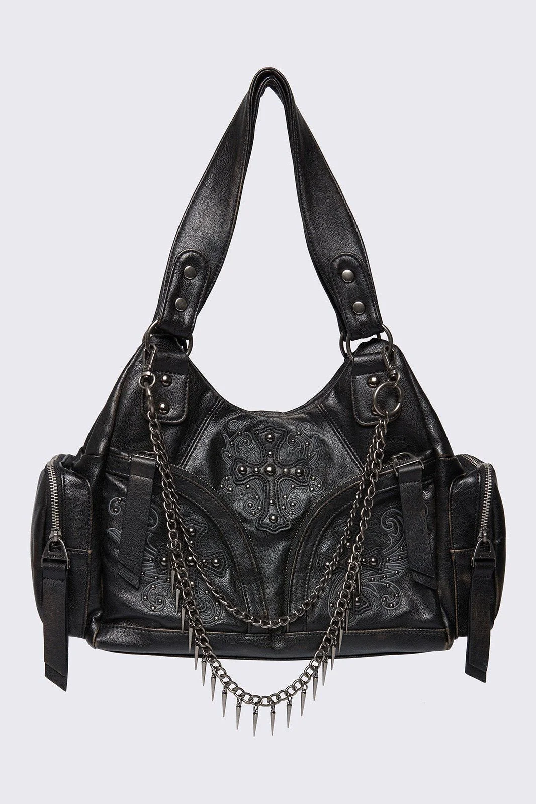 993-abyss-black-vegan-leather-shoulder-bag-3.webp Abyss Black Vegan Leather Shoulder Bag
